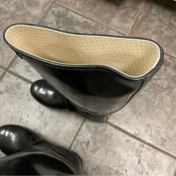 Hunter Original Gloss Black Boots . US 8M 9F Euro 40-41 UK 7 - Picture 9 of 10